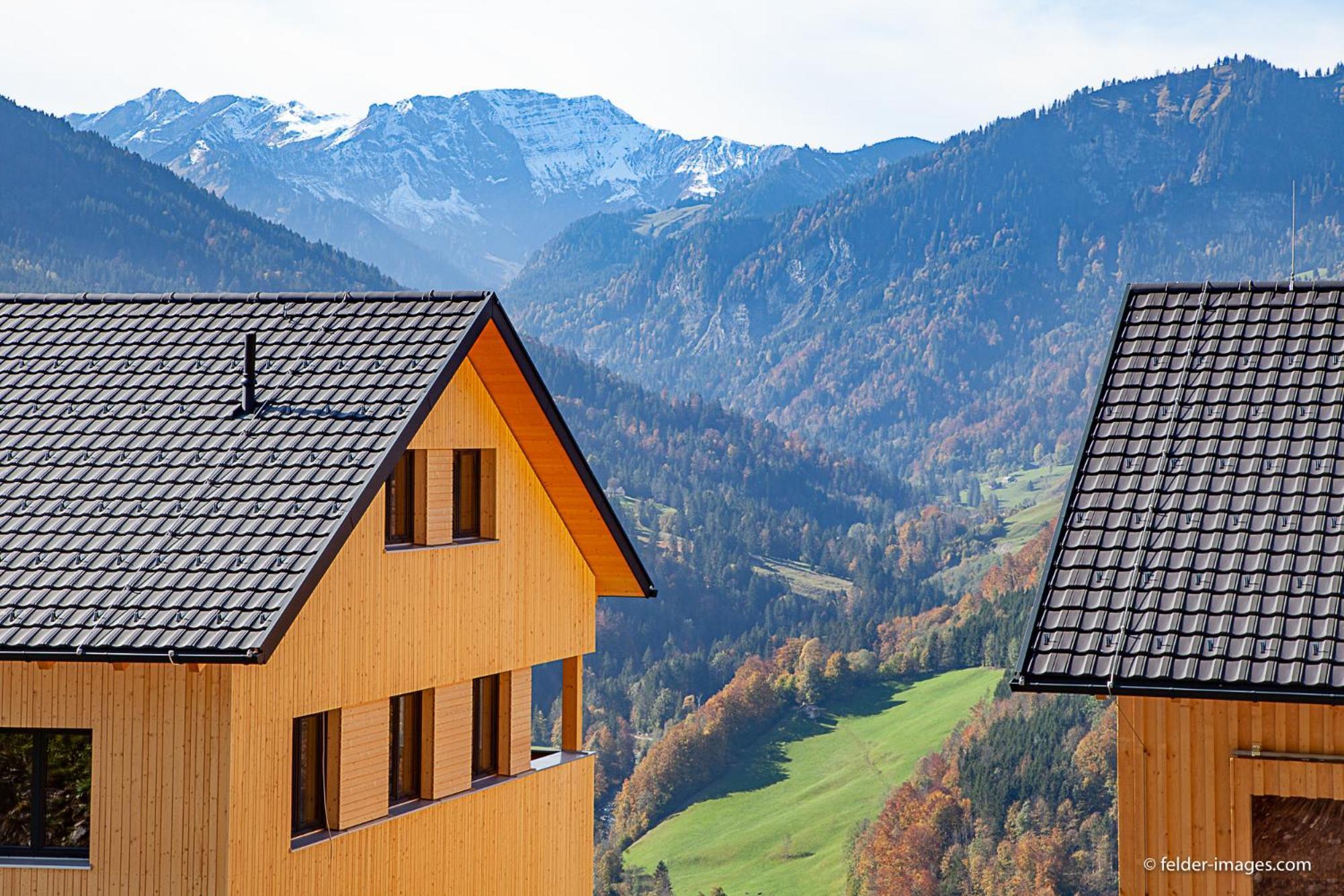 Panoramahof Bergglück Apartment Mellau Bagian luar foto