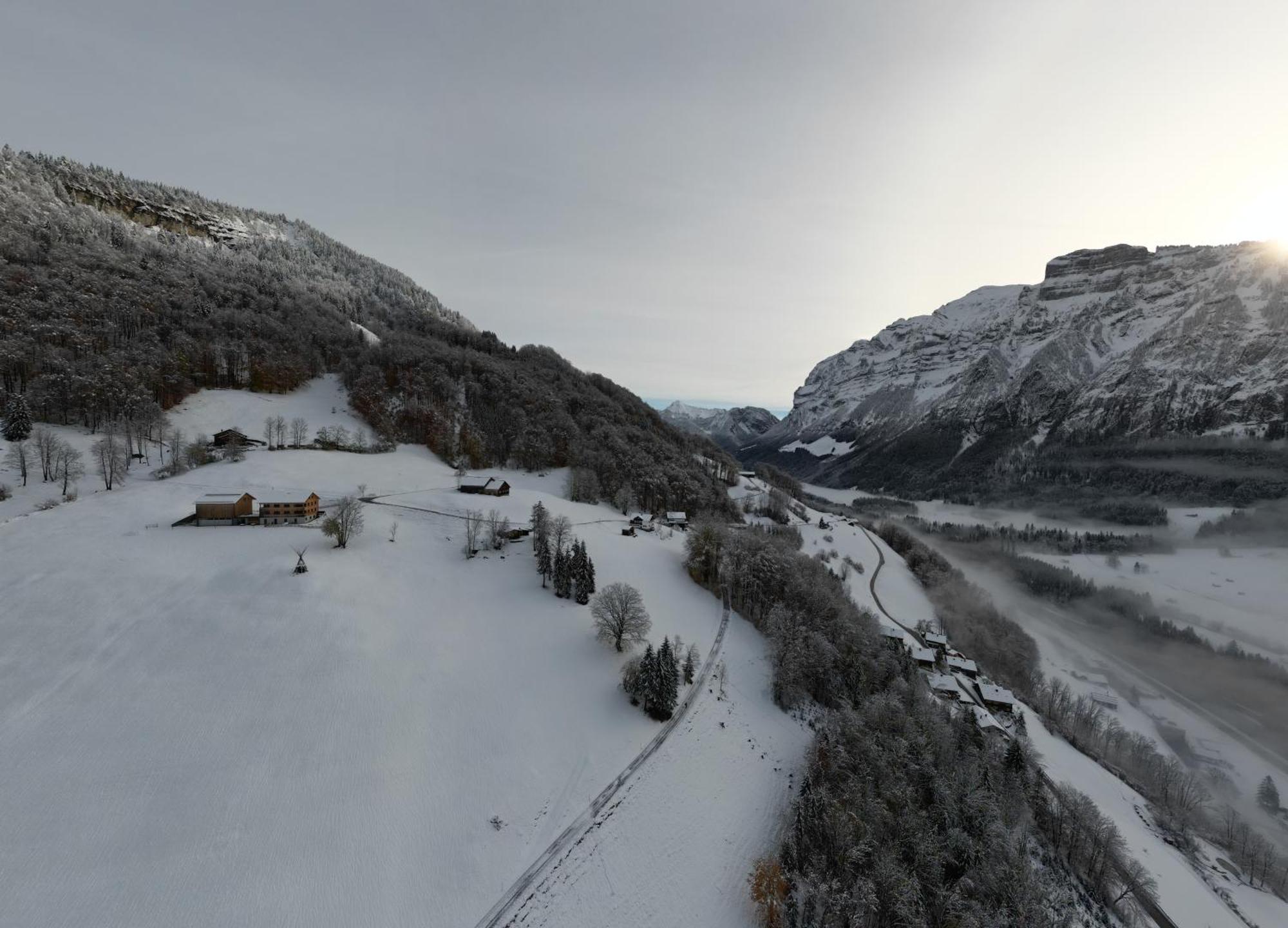 Panoramahof Bergglück Apartment Mellau Bagian luar foto
