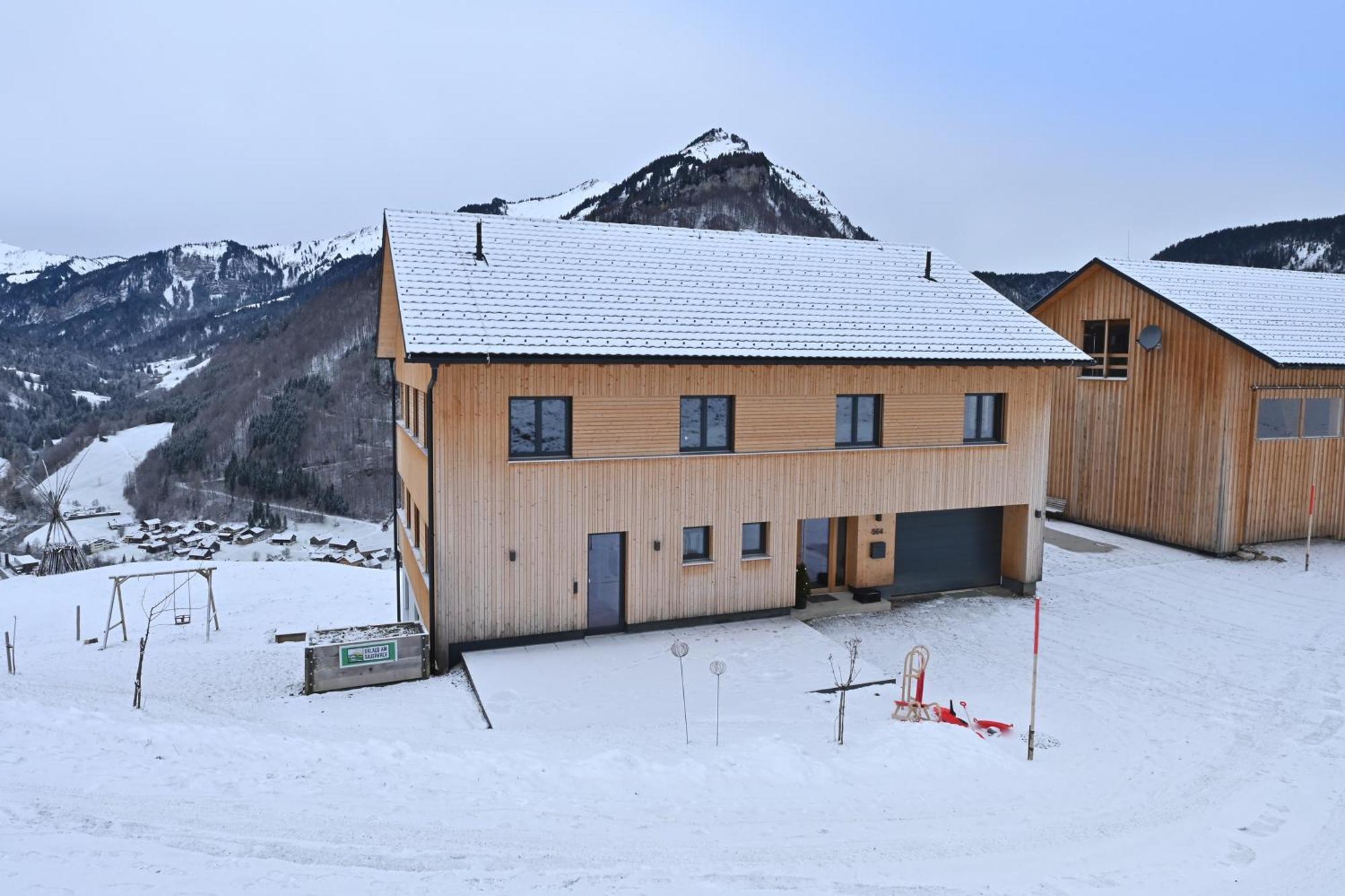Panoramahof Bergglück Apartment Mellau Bagian luar foto