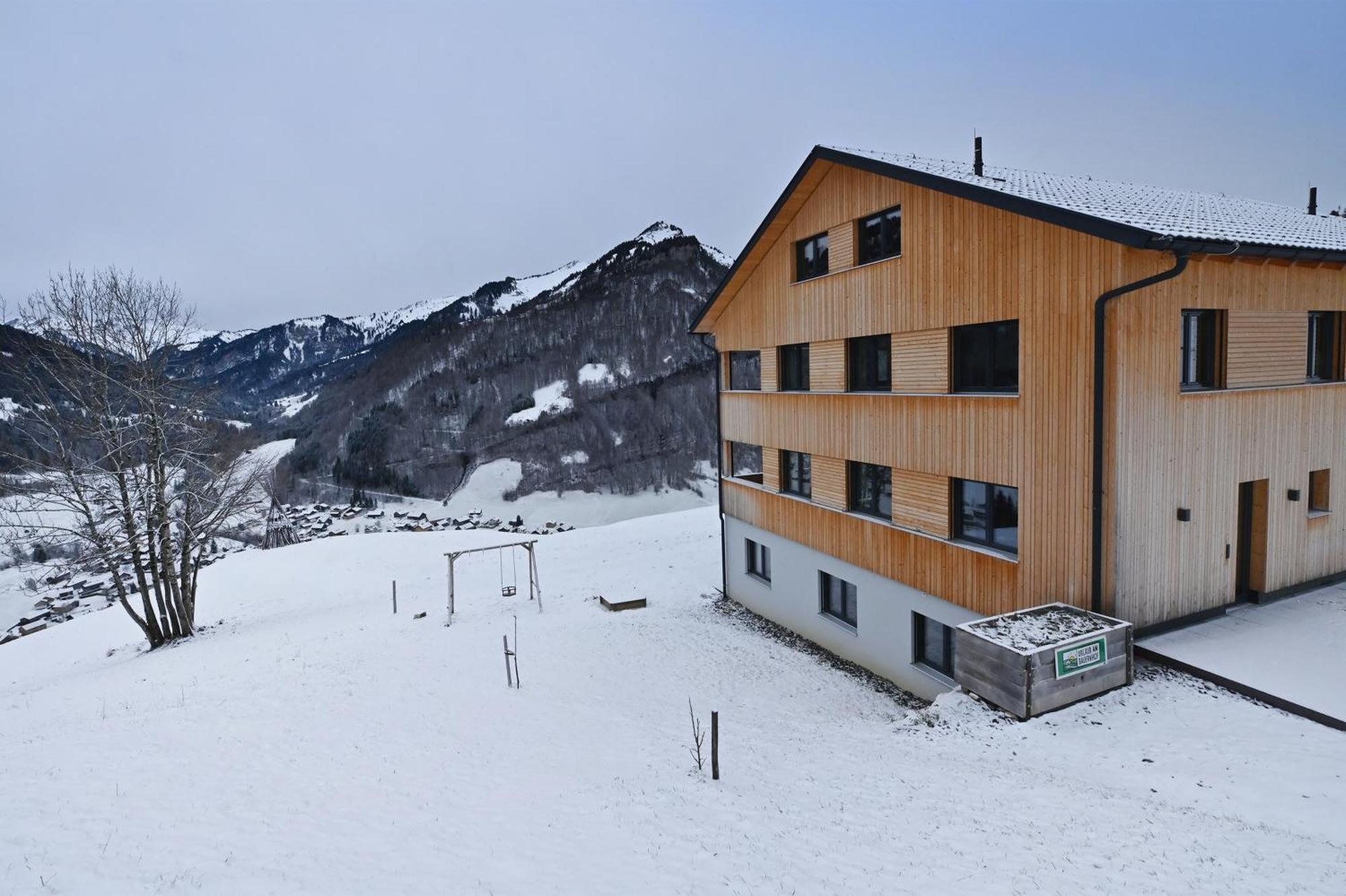 Panoramahof Bergglück Apartment Mellau Bagian luar foto