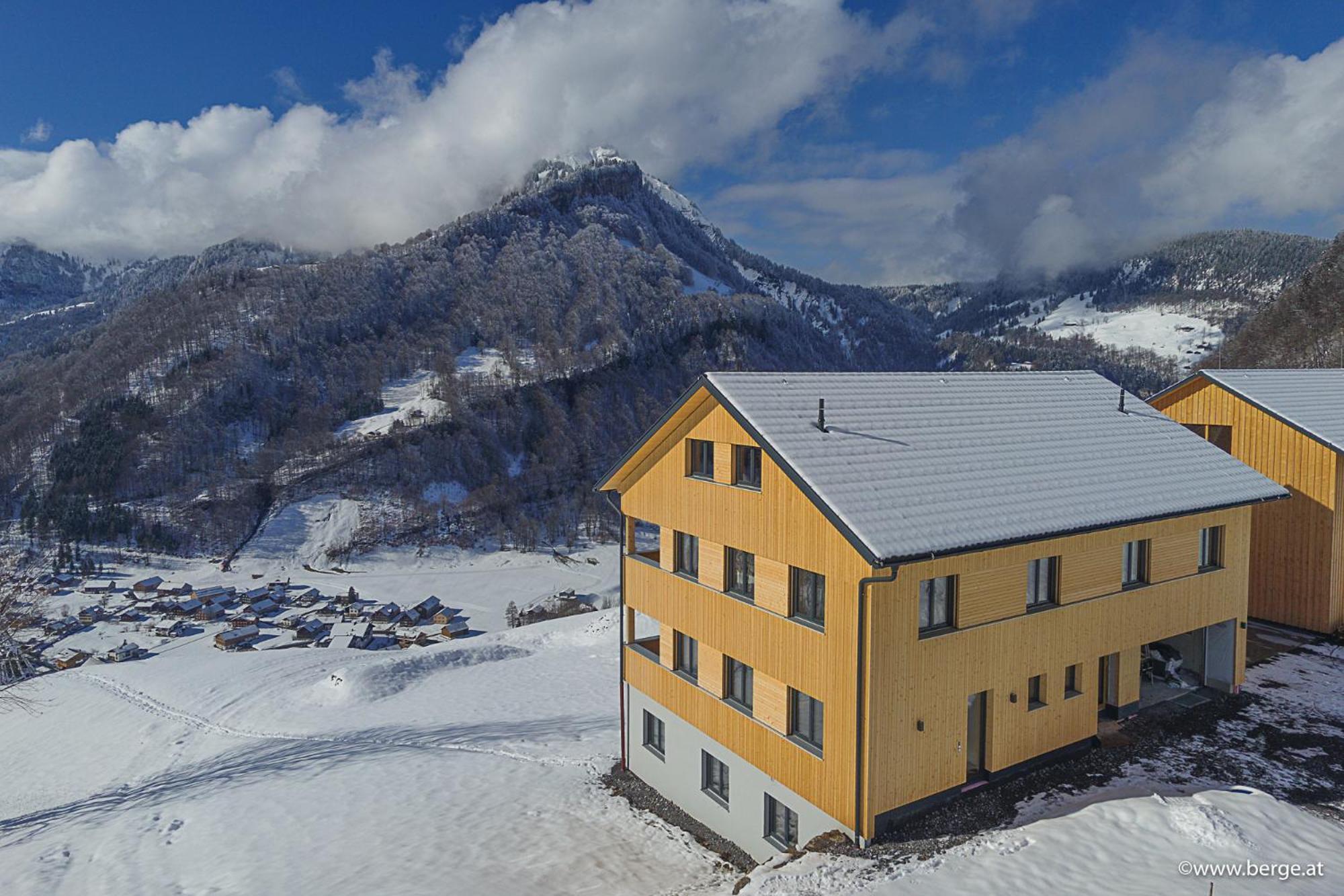 Panoramahof Bergglück Apartment Mellau Bagian luar foto